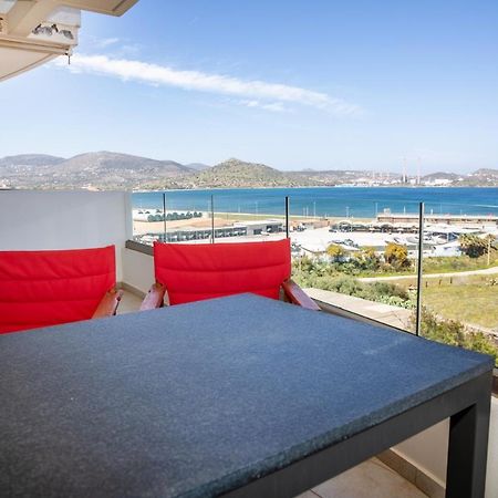 Komfort City Apartment "Elias" Mit Meerblick In Lavrio Exterior foto