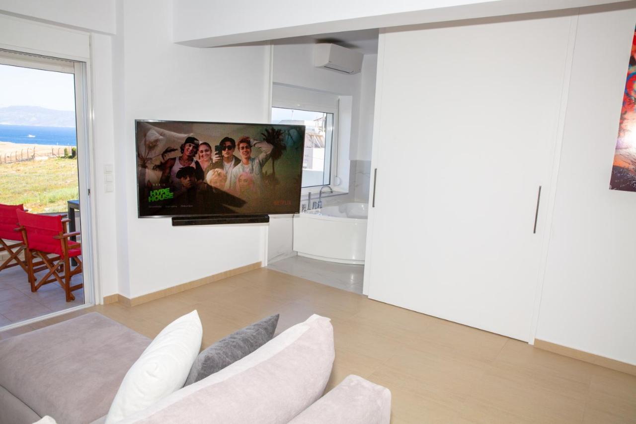 Komfort City Apartment "Elias" Mit Meerblick In Lavrio Exterior foto