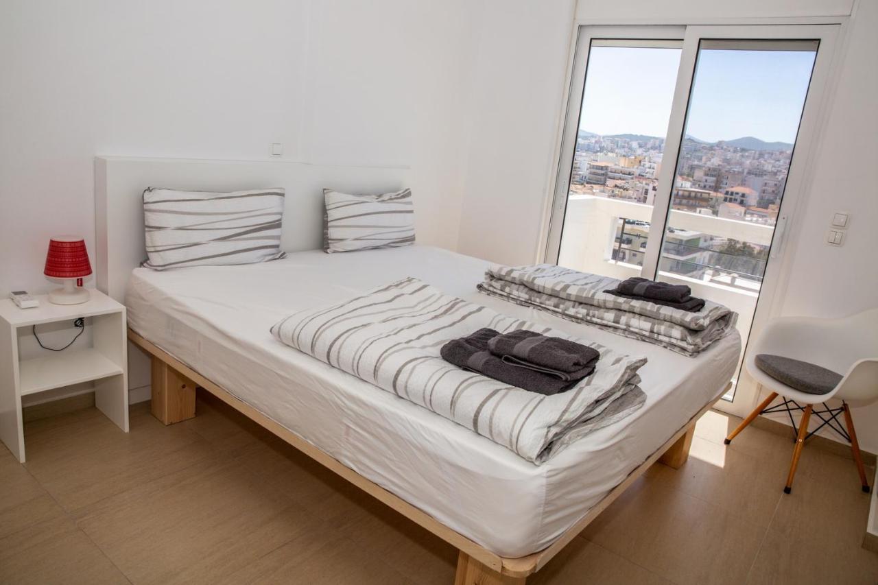 Komfort City Apartment "Elias" Mit Meerblick In Lavrio Exterior foto